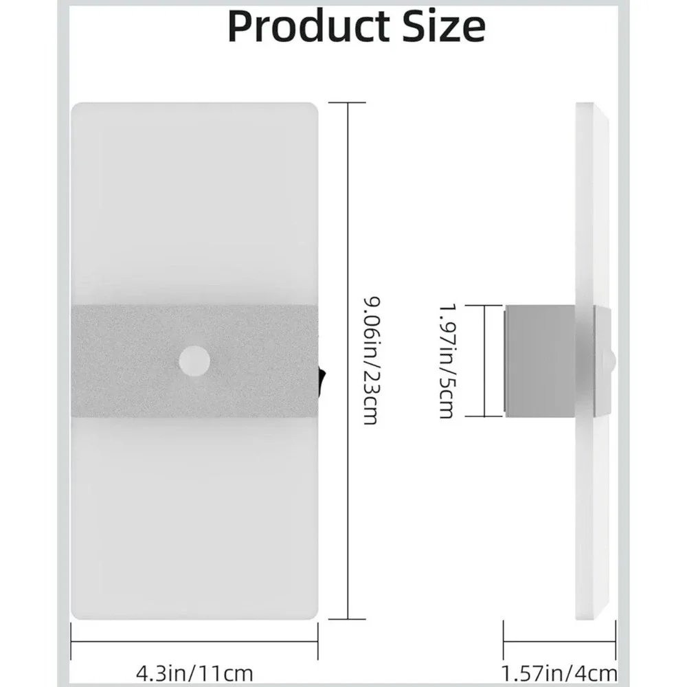 2 Pack Motion Sensor Wall Lights - Wall Sconce